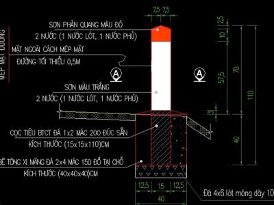 Cọc Tiêu Cảnh Báo Giao Thông